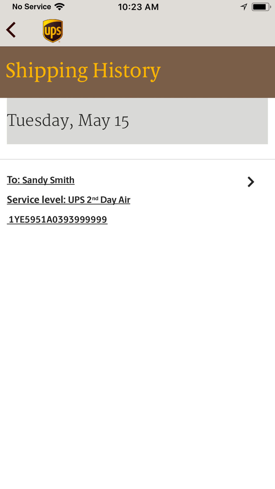 Example of Design for Business App , App Store Screenshot by UPS Mobile