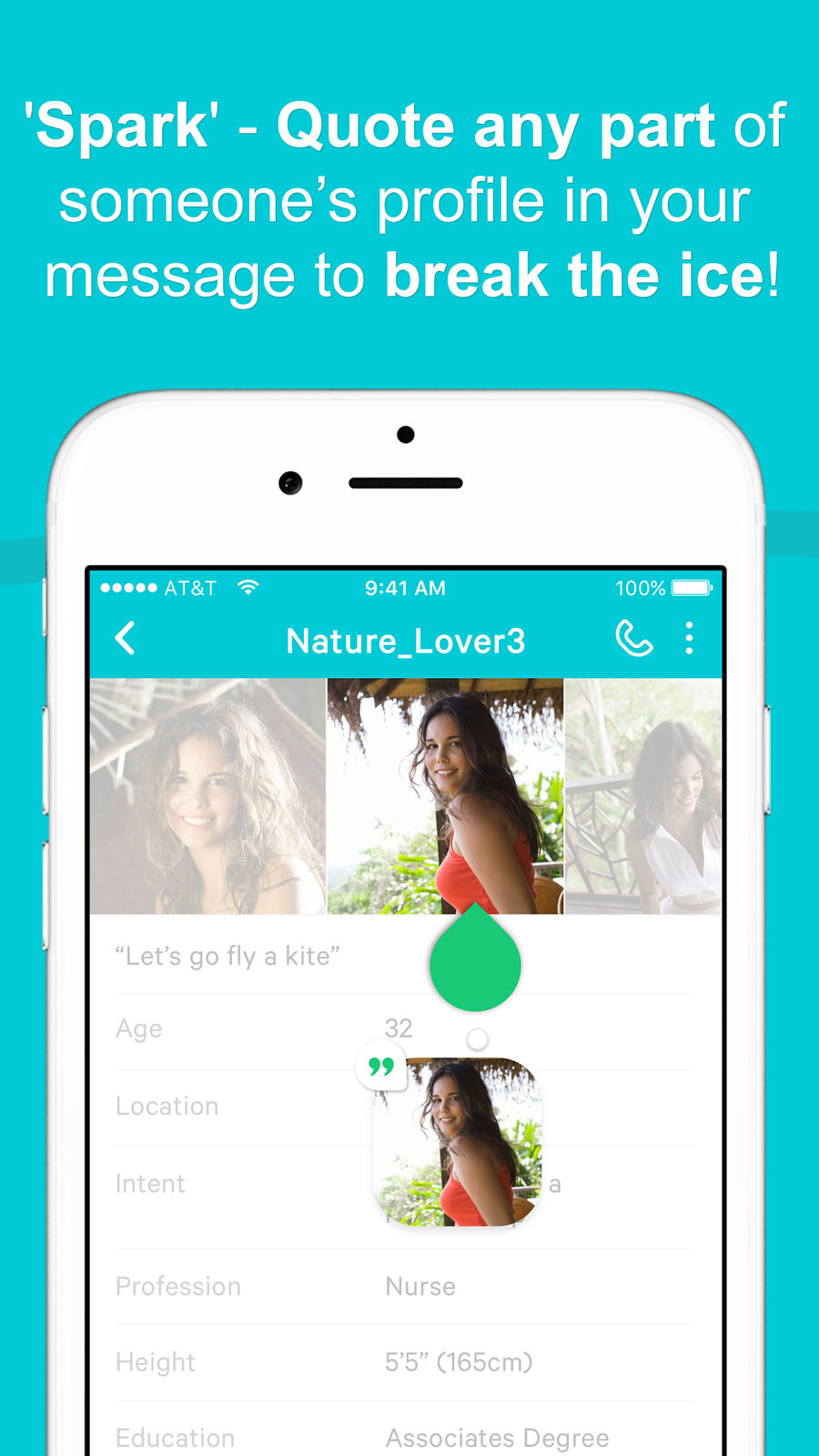 Example of Design for Social Networking App , App Store Screenshot by POF Dating