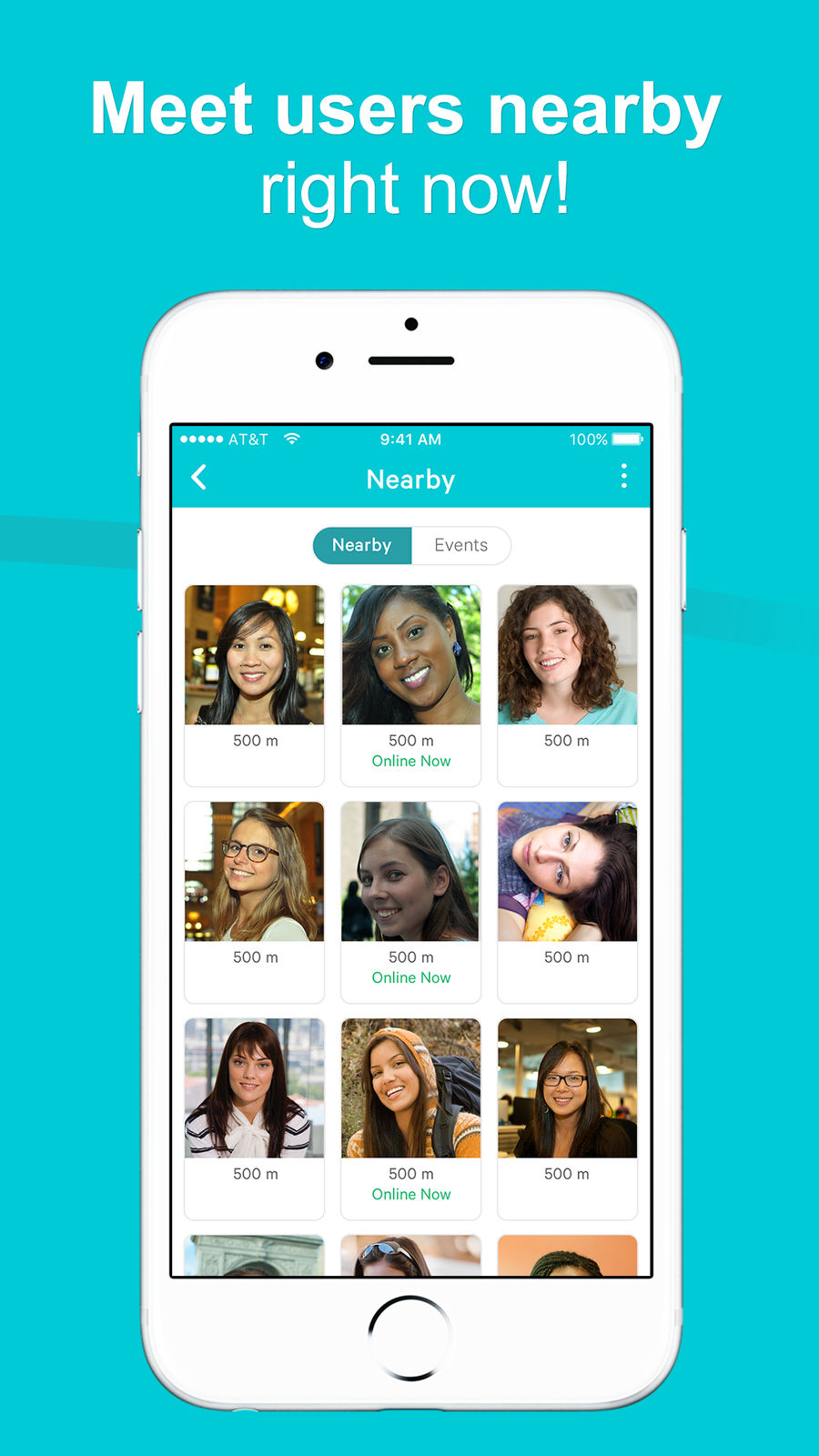 Example of Design for Social Networking App , App Store Screenshot by POF Dating