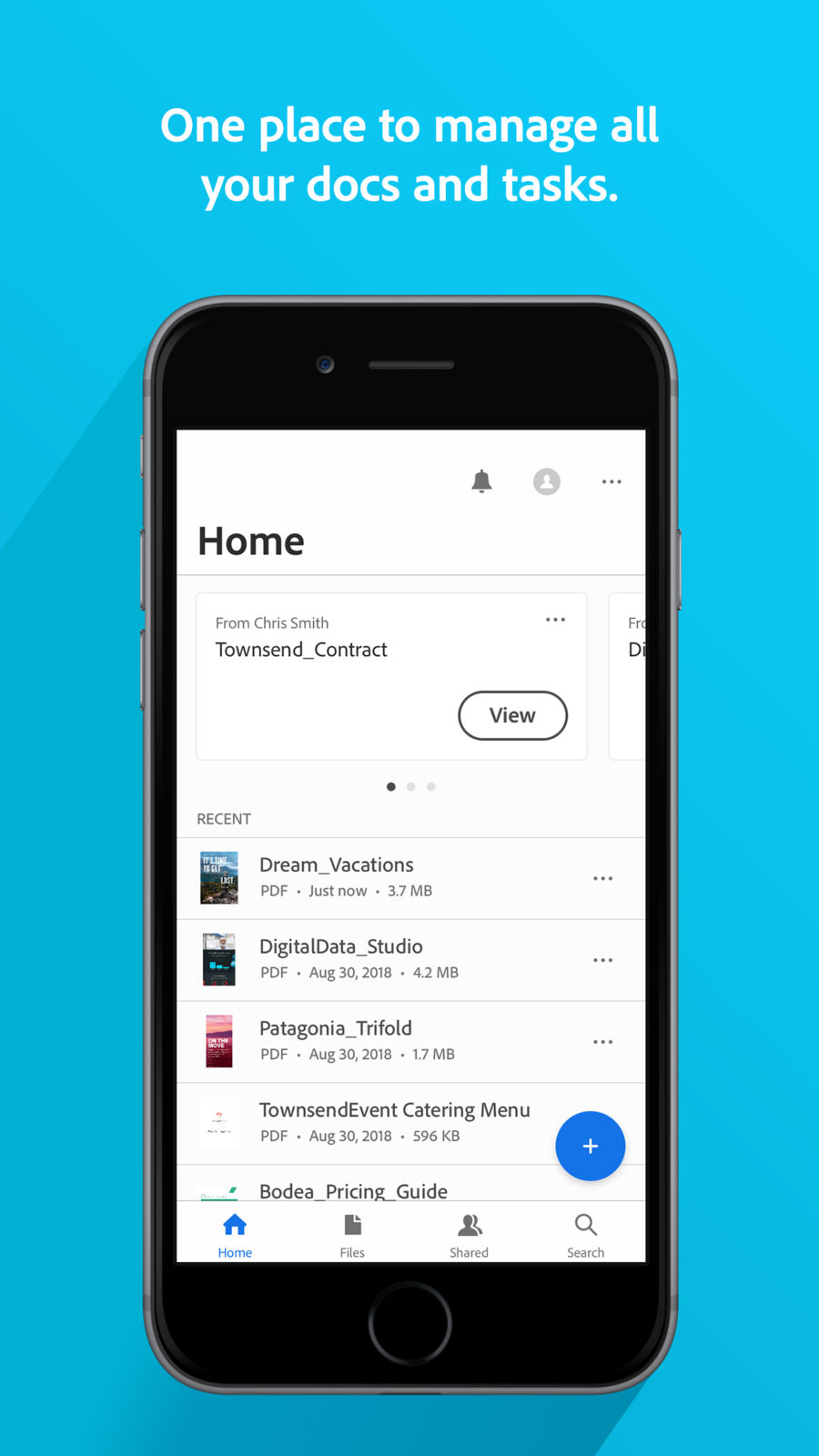 Example of Design for Business App , App Store Screenshot by Adobe Acrobat Reader