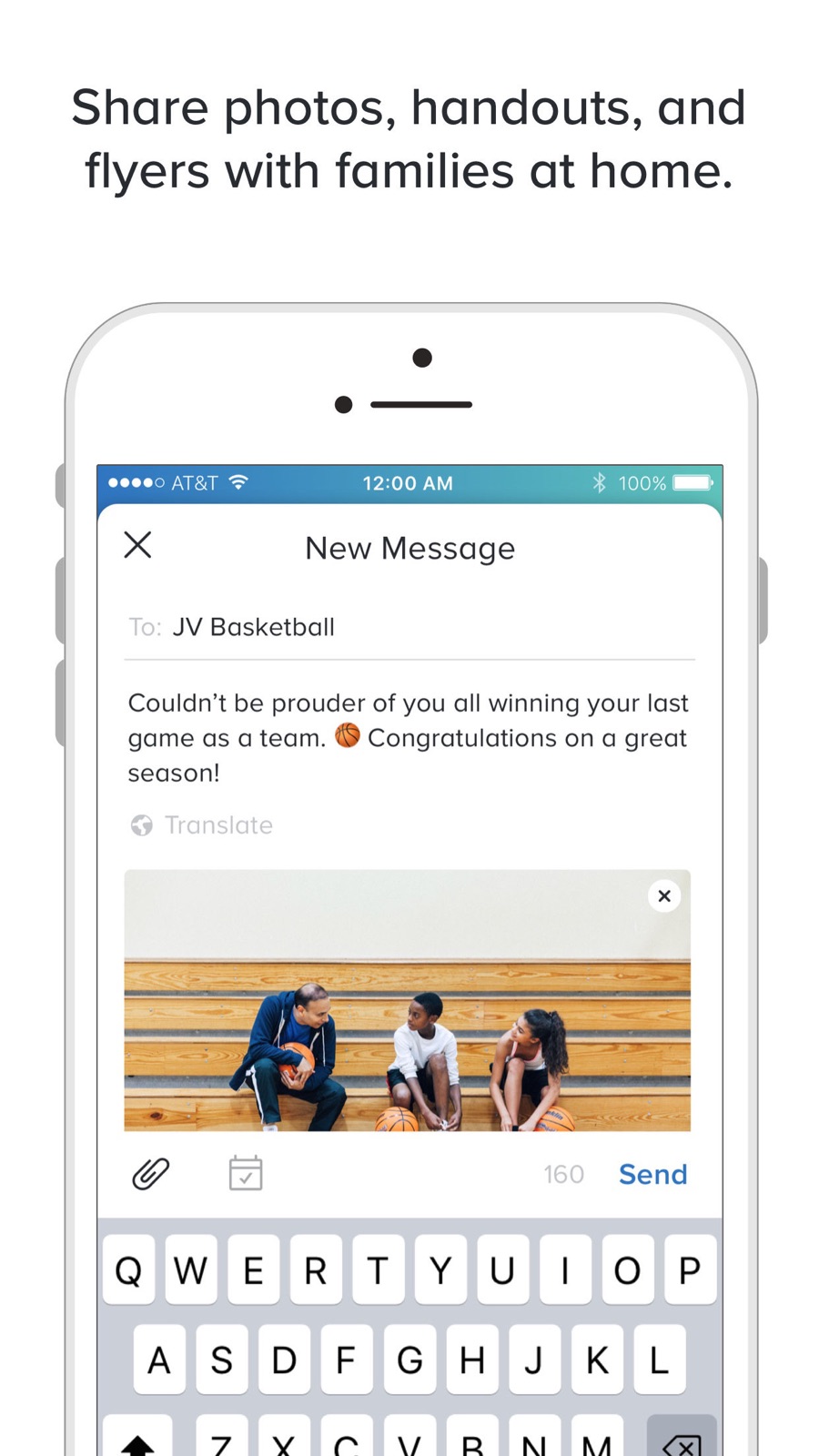 Example of Design for Education App , App Store Screenshot by Remind
