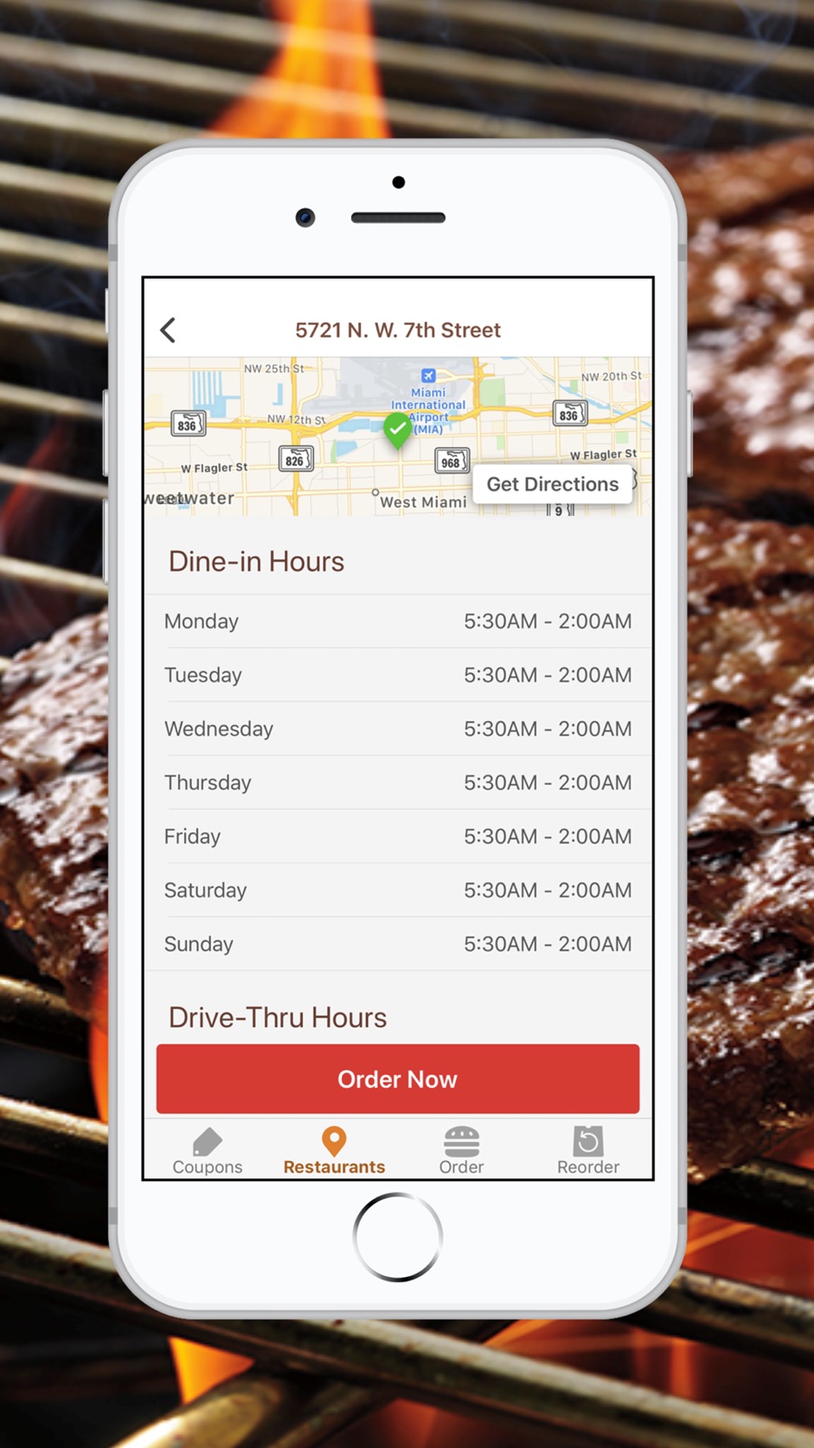 Example of Design for Food & Drink App , App Store Screenshot by BURGER KING® App