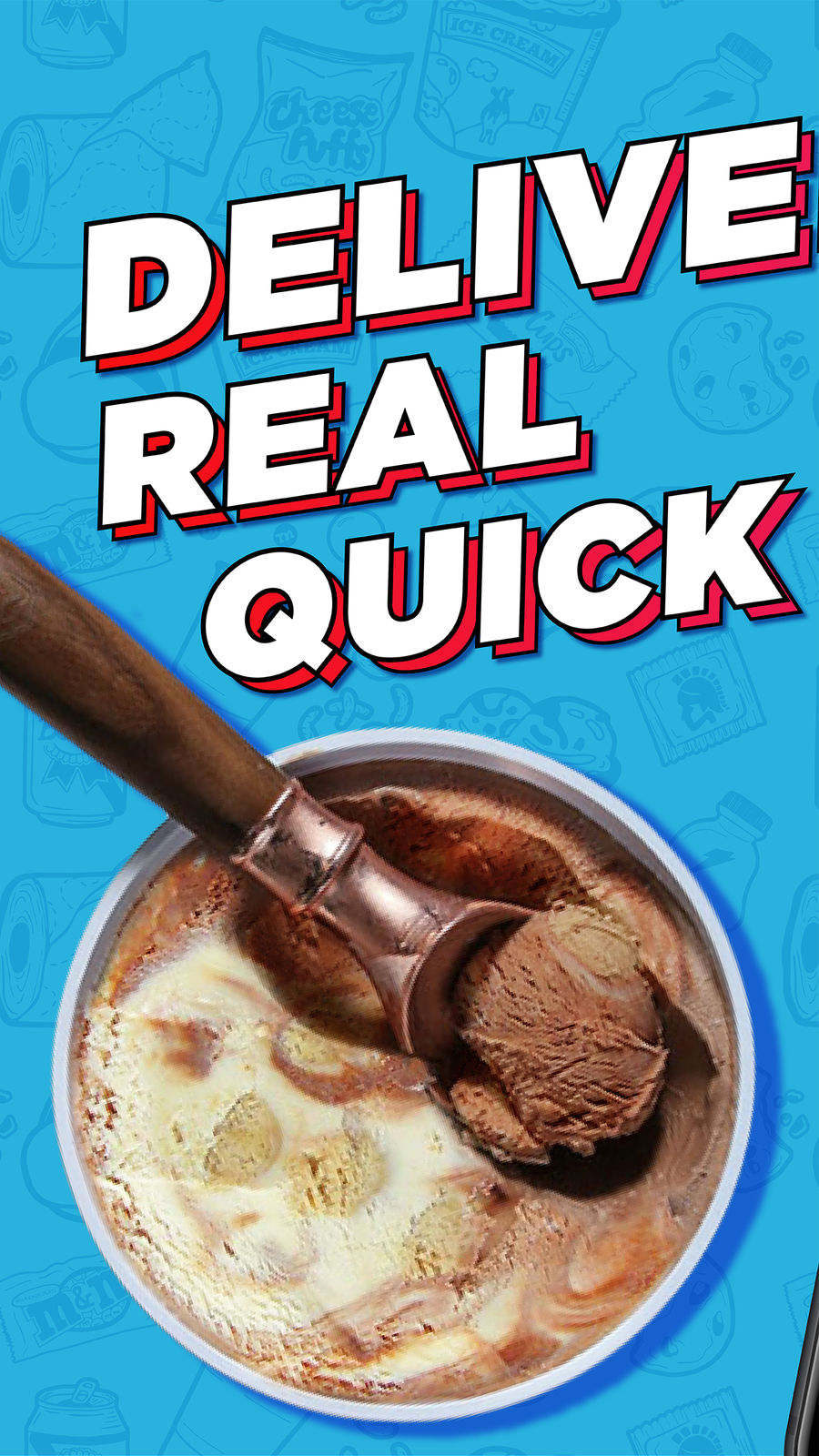 Example of Design for Food & Drink App , App Store Screenshot by goPuff