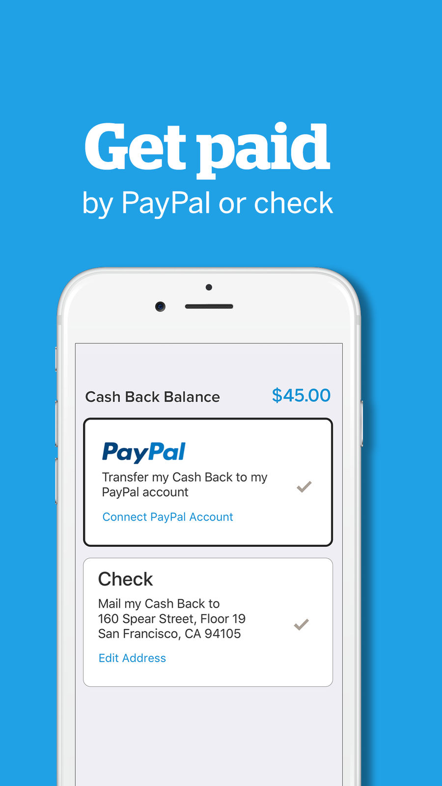 Example of Design for Shopping App , App Store Screenshot by Ebates Rakuten