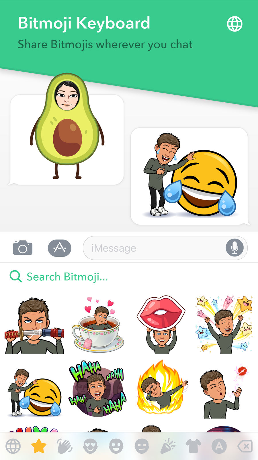 Example of Design for Utilities App , App Store Screenshot by Bitmoji