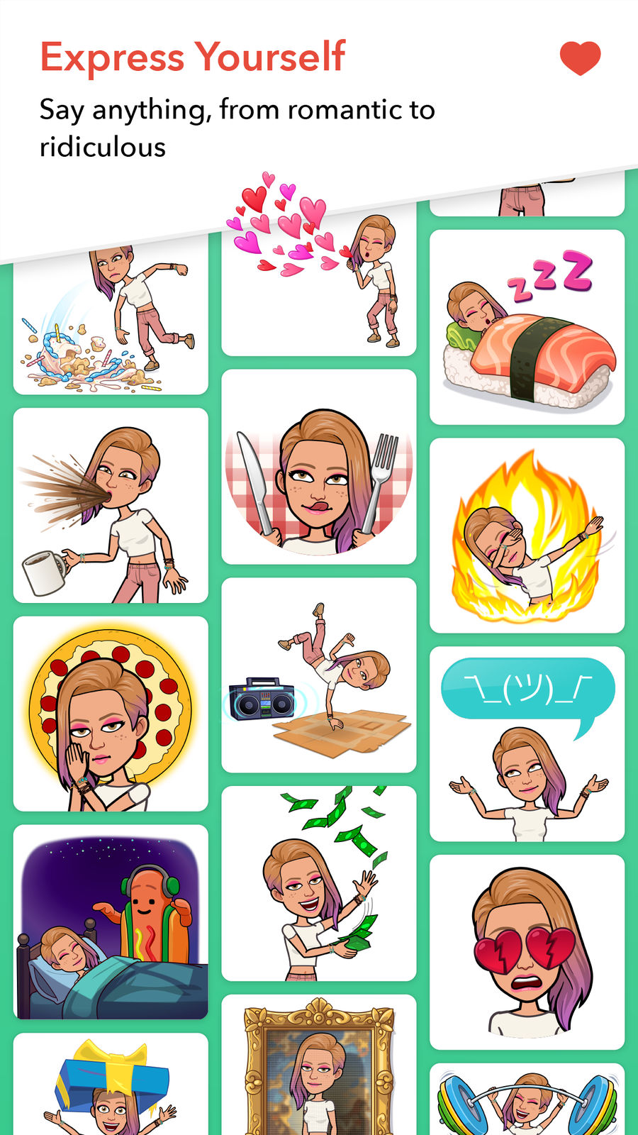 Example of Design for Utilities App , App Store Screenshot by Bitmoji