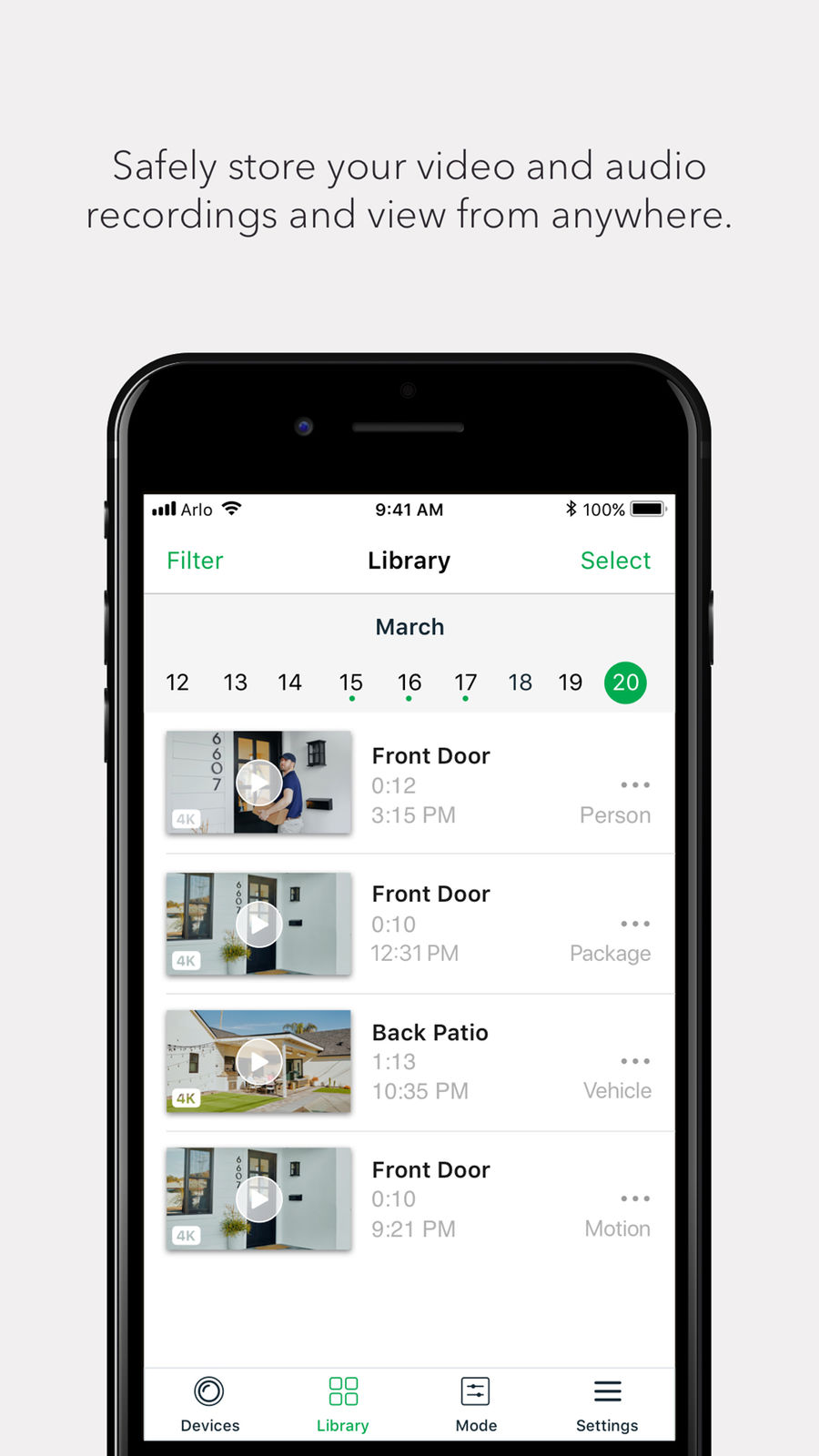 Example of Design for Photo & Video App , App Store Screenshot by Arlo