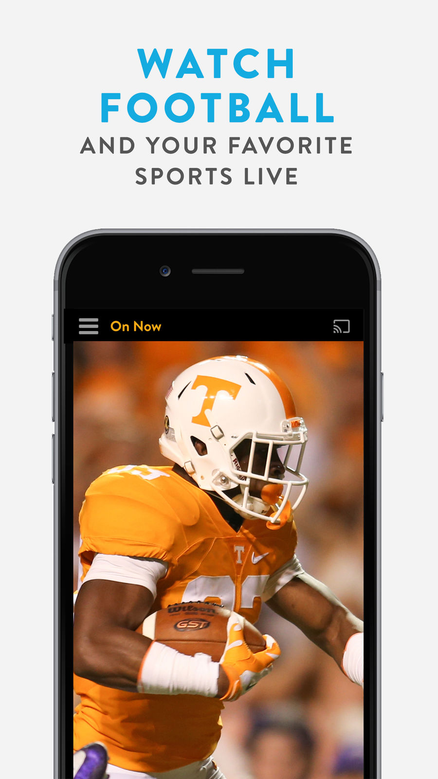 Example of Design for Entertainment App , App Store Screenshot by Sling TV