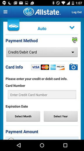 Example of Design for Finance App , App Store Screenshot by Allstate℠ Mobile