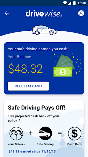 Example of Design for Finance App , App Store Screenshot by Allstate℠ Mobile