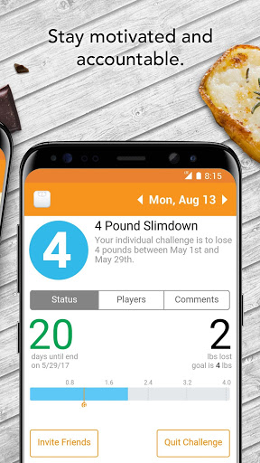 Example of Design for Health & Fitness App , App Store Screenshot by Lose It!