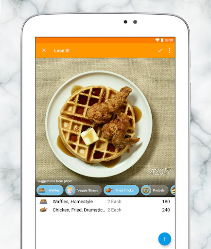 Example of Design for Health & Fitness App , App Store Screenshot by Lose It!