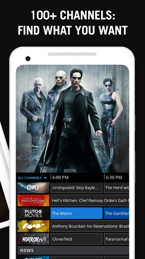 Example of Design for Entertainment App , App Store Screenshot by Pluto TV