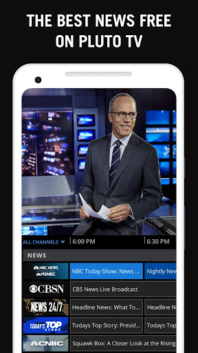 Example of Design for Entertainment App , App Store Screenshot by Pluto TV
