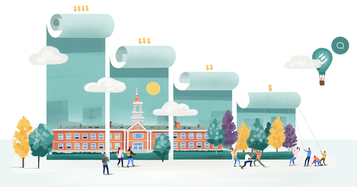 Example of Design for Person, building, globe, tree, sun, cloud, Web Illustrations by leveredge-org | Illustration Design