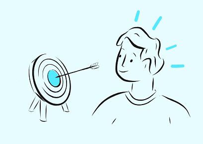 Example of Design for target, Person, Web Illustrations by stick-ai | Illustration Design