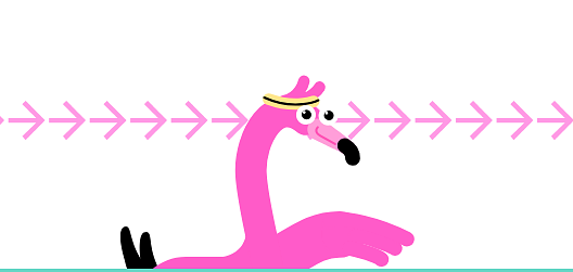 Example of Design for flamingo, arrow, Hat, Web Illustrations by whirli-com | Illustration Design