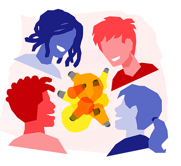 Example of Design for Person, light bulb, abstract, Web Illustrations by new-edmodo-com | Illustration Design