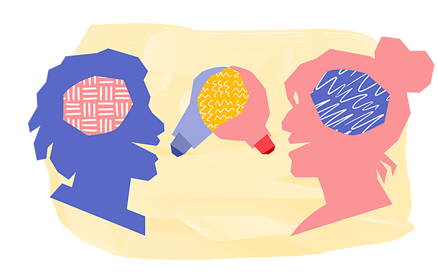 Example of Design for Person, light bulb, abstract, Web Illustrations by new-edmodo-com | Illustration Design