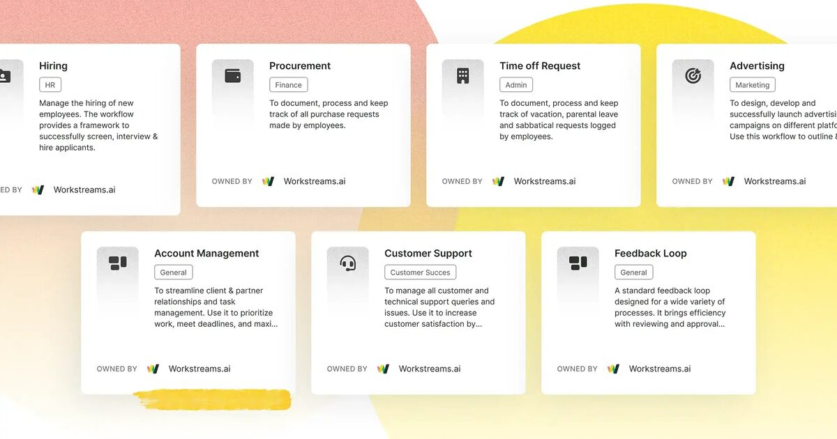 workstreams.ai | 7 Workflow Examples to Use for Your SME