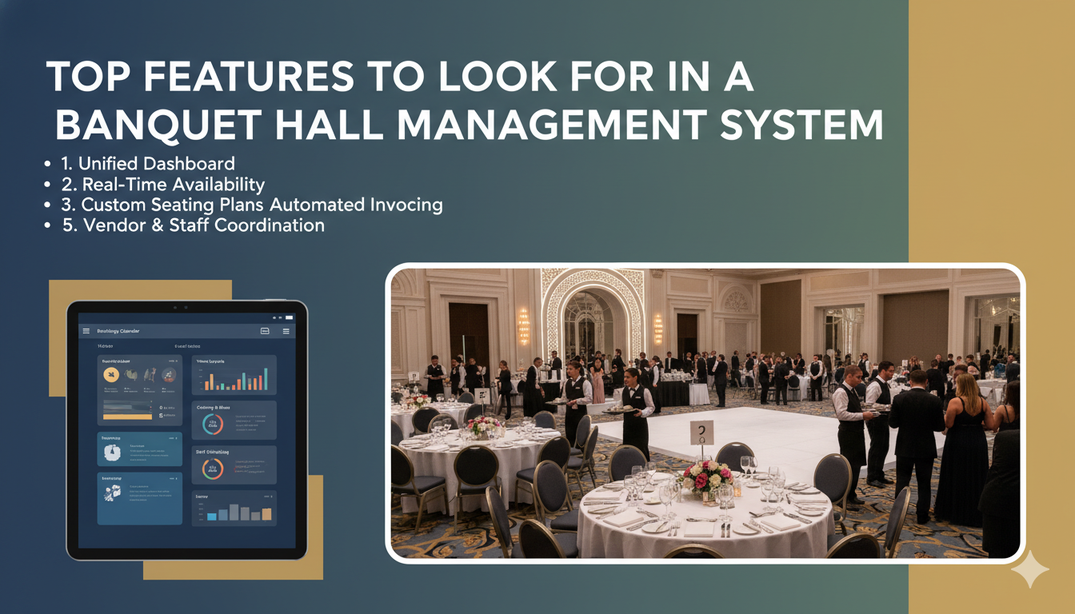 Top Features to Look for in a Banquet Hall Management System thumbnail picture