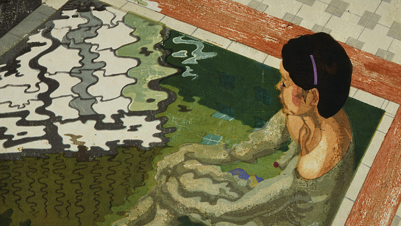 Sekino Jun'ichirō, Bather, 1943, Los Angeles County Museum of Art, Gift of the Jeffrey and Elizabeth Holbrook Family, © Sekino Jun'ichirō, photo © Museum Associates/LACMA