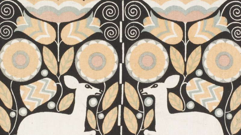 Carl Otto Czeschka, Waldidyll (Forest Idyll), 1910-1911, Los Angeles County Museum of Art, Purchased in memory of Thomas H. Fox, photo © Museum Associates/LACMA​