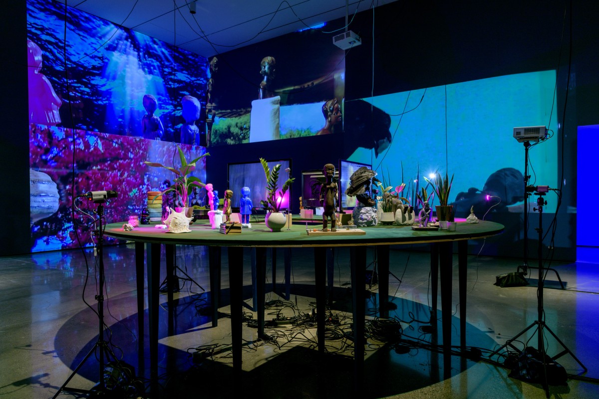 Installation photograph, Cauleen Smith: Give It or Leave It, Los Angeles County Museum of Art