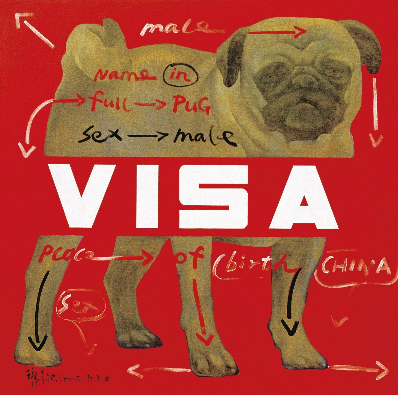 Perro VISA, 1995