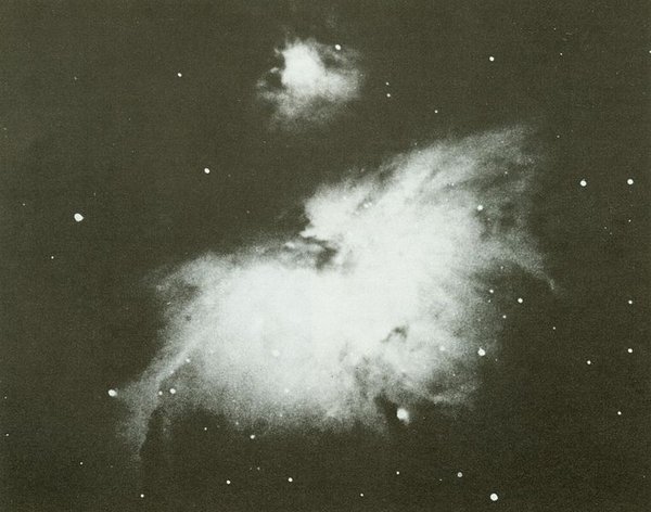 Orion Nebula photo by Henry Draper, 1880