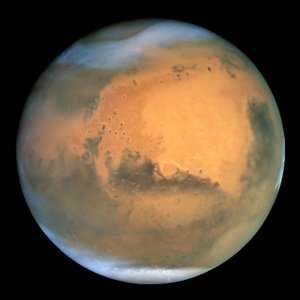 Image of Mars taken by the Hubble Space Telescope