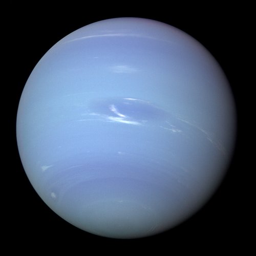 Photo of Neptune taken by Voyager 2