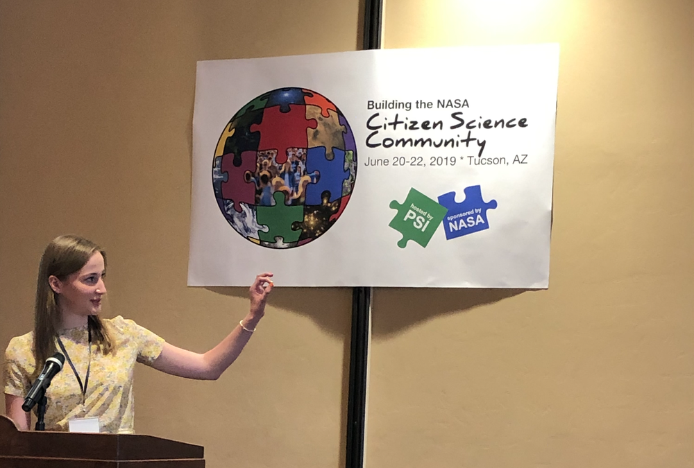 High-school student, Beatrice Miller, from the Stanford Online High School Global Sky Partner. Beatrice is presenting her project on double star observations using LCO at a NASA conference for professional astronomers.