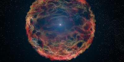 Artist’s impression of a Supernova. Image Credit NASA, ESA, G. Bacon (STSci)