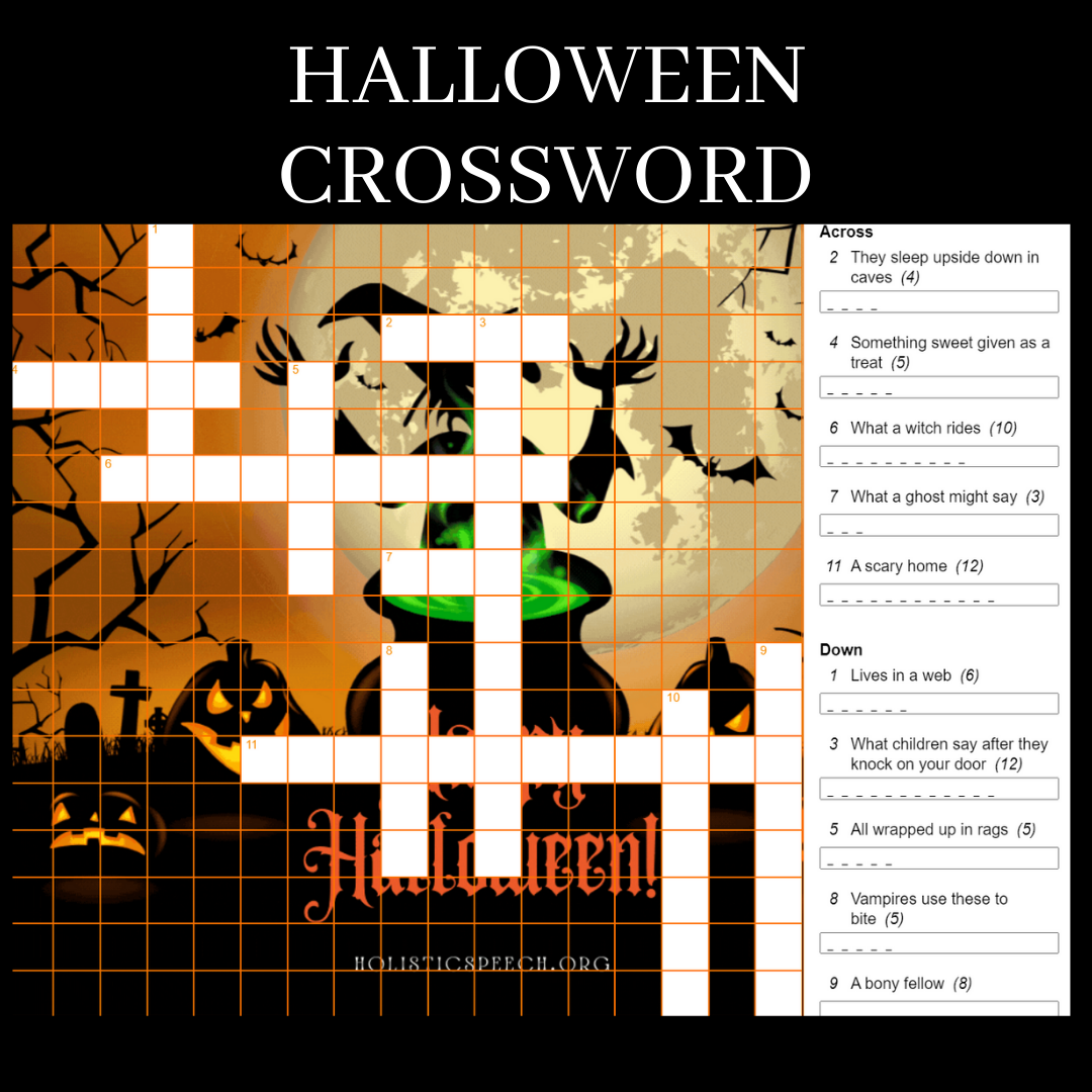 Halloween Crossword Interactive