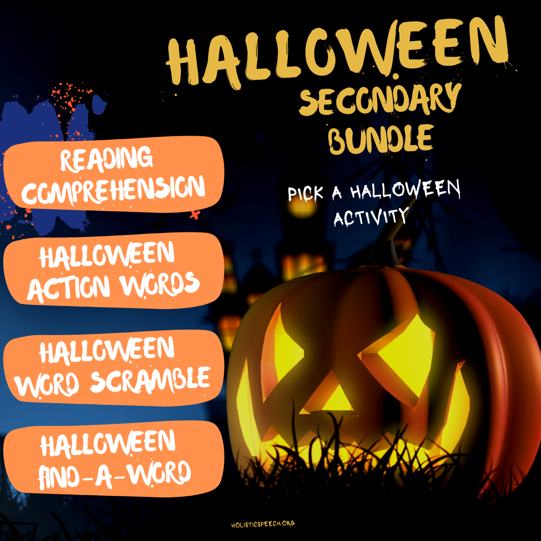 Halloween Secondary Bundle Interactive