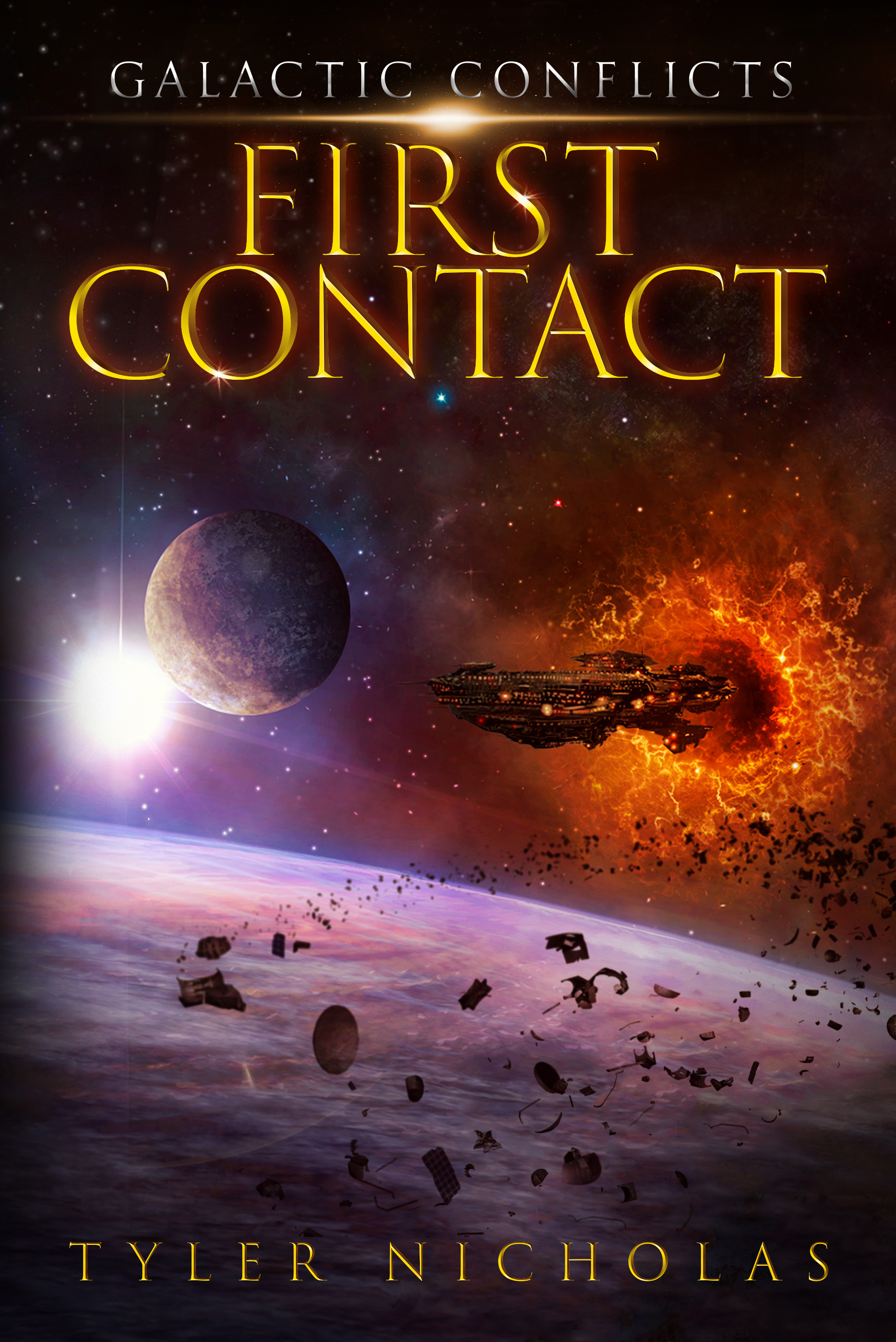 Galactic Conflicts: First Contact Book Cover