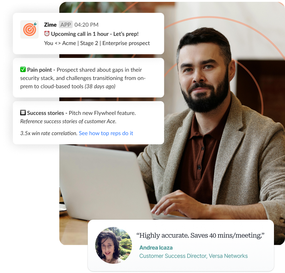 Just-in-time actions right into your conversation channels